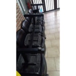 Tandem 5 Cuerpos Oficina - Tapizado Negro - Tisera - Imagen de 2