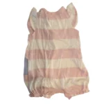 Body Rayado Rosa y Blanco con estampa Carters - Imagen de 2