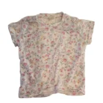 Remera Floreada Blanca Cheeky