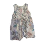 Vestido Blanco Floreado Jumpy - Imagen de 2