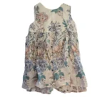 Vestido Blanco Floreado Jumpy