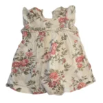 Vestido Blanco Floreado con body incluido - Mimo & CO